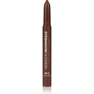 Gabriella Salvete Eyeshadow Goddess fard de pleoape cremos in creion culoare Matte 02 Tawny 1.3 g Gabriella Salvete Eyeshadow Goddess fard de pleoape cremos in creion culoare Matte 02 Tawny 1.3 g