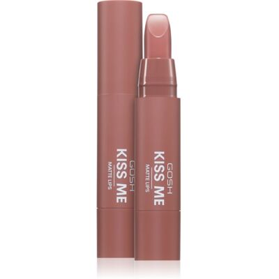 GOSH COPENHAGEN Kiss Me Matte Lips ruj crema cu efect matifiant culoare 005 Naked Kiss 3 g GOSH COPENHAGEN Kiss Me Matte Lips ruj crema cu efect matifiant culoare 005 Naked Kiss 3 g