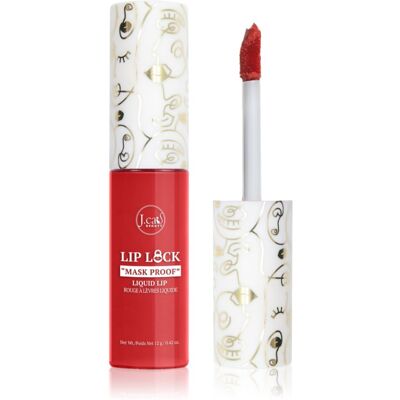 J.Cat Beauty Lip Lock Ruj de buze lichid, de lunga durata cu efect matifiant culoare 103 First Response 10 g J.Cat Beauty Lip Lock Ruj de buze lichid, de lunga durata cu efect matifiant culoare 103 First Response 10 g