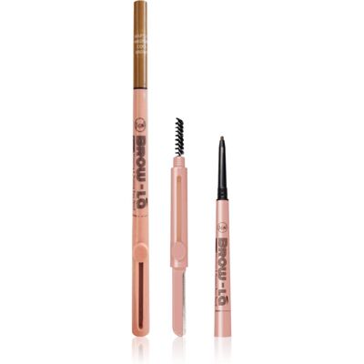 J.Cat Beauty Brow-LA creion pentru sprancene cu pensula culoare 103 Medium Cool Brown 0.08 g J.Cat Beauty Brow-LA creion pentru sprancene cu pensula culoare 103 Medium Cool Brown 0.08 g