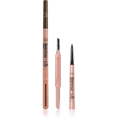 J.Cat Beauty Brow-LA creion pentru sprancene cu pensula culoare 104 Rich Brown 0.08 g J.Cat Beauty Brow-LA creion pentru sprancene cu pensula culoare 104 Rich Brown 0.08 g