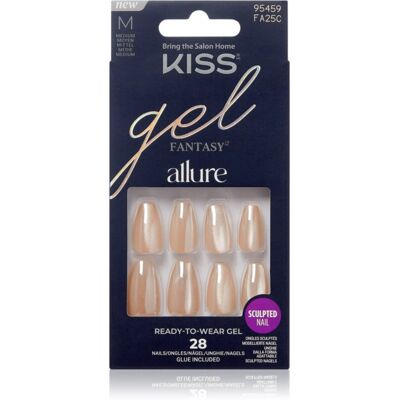 Kiss Gel Fantasy Allure unghii artificiale MoonBeam 28 buc Kiss Gel Fantasy Allure unghii artificiale MoonBeam 28 buc