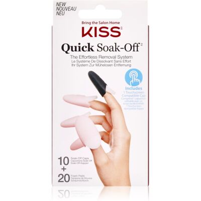Set de capace Kiss pentru îndepărtare rapidă - Unghii Set de capace Kiss pentru îndepărtare rapidă - Unghii
