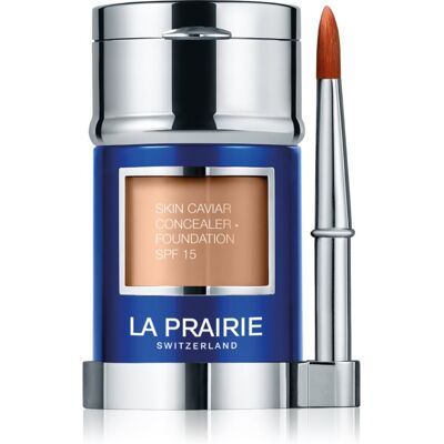 La Prairie Skin Caviar Concealer Foundation make-up si corector SPF 15 culoare NW-15 Warm Linen 30 ml La Prairie Skin Caviar Concealer Foundation make-up si corector SPF 15 culoare NW-15 Warm Linen 30 ml