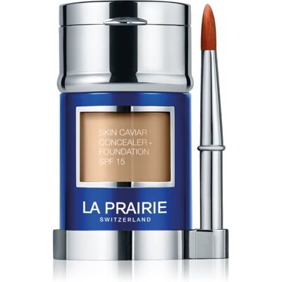 La Prairie Skin Caviar Concealer Foundation make-up si corector SPF 15 culoare Pure Linen 30 ml La Prairie Skin Caviar Concealer Foundation make-up si corector SPF 15 culoare Pure Linen 30 ml