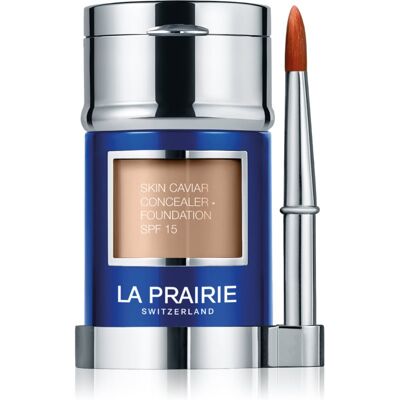 La Prairie Skin Caviar Concealer Foundation make-up si corector SPF 15 culoare Tender Almond 30 ml La Prairie Skin Caviar Concealer Foundation make-up si corector SPF 15 culoare Tender Almond 30 ml
