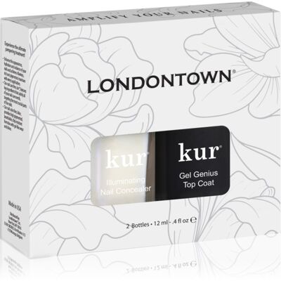 LONDONTOWN Conceal + Go Duo set de lacuri de unghii LONDONTOWN Conceal + Go Duo set de lacuri de unghii
