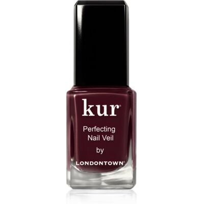 LONDONTOWN Kur Perfecting Nail Veil lac de unghii intaritor culoare Cherry Cola 12 ml LONDONTOWN Kur Perfecting Nail Veil lac de unghii intaritor culoare Cherry Cola 12 ml