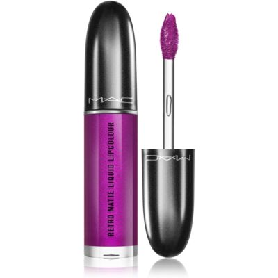 MAC Cosmetics Retro Matte Liquid Lipcolour ruj mat cu efect metalic culoare 5 ml MAC Cosmetics Retro Matte Liquid Lipcolour ruj mat cu efect metalic culoare 5 ml