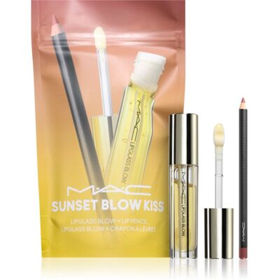 MAC Cosmetics Kits Sunset Blow Kiss Lip Combo set cadou de buze MAC Cosmetics Kits Sunset Blow Kiss Lip Combo set cadou de buze