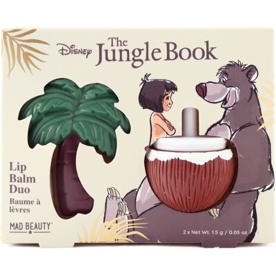 Mad Beauty The Jungle Book Lip Balm Duo balsam de buze 2x1.5 g Mad Beauty The Jungle Book Lip Balm Duo balsam de buze 2x1.5 g
