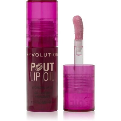Revolution Pout Lip ulei pentru buze cu efect de hidratare culoare Bitten Cherry 4.6 ml Revolution Pout Lip ulei pentru buze cu efect de hidratare culoare Bitten Cherry 4.6 ml