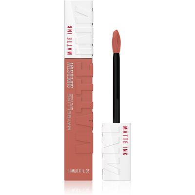 MAYBELLINE NEW YORK SuperStay Matte Ink ruj lichid mat pentru un efect de lunga durata culoare 65 Seductress 5 ml MAYBELLINE NEW YORK SuperStay Matte Ink ruj lichid mat pentru un efect de lunga durata culoare 65 Seductress 5 ml