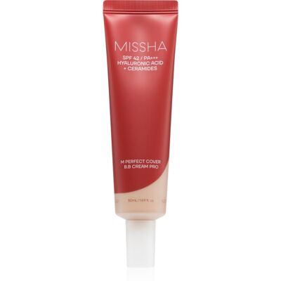 Missha M Perfect Cover BB Cream Pro crema hidratanta BB cu o protectie UV ridicata culoare #19 50 ml Missha M Perfect Cover BB Cream Pro crema hidratanta BB cu o protectie UV ridicata culoare #19 50 ml