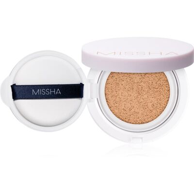 Missha Magic Cushion Cover Lasting burete cu machiaj de lungă durată SPF 50+ culoare #21 Natural Light Beige 15 g Missha Magic Cushion Cover Lasting burete cu machiaj de lungă durată SPF 50+ culoare #21 Natural Light Beige 15 g