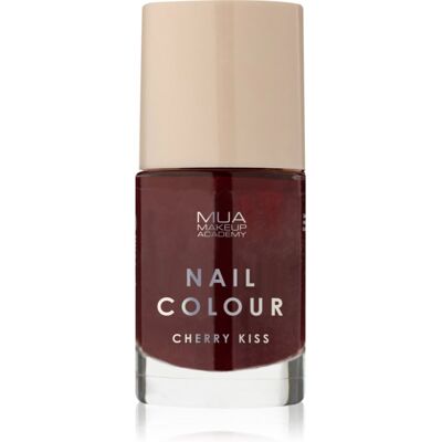 MUA Makeup Academy Nail Colour lac de unghii culoare Cherry Kiss 10 ml MUA Makeup Academy Nail Colour lac de unghii culoare Cherry Kiss 10 ml