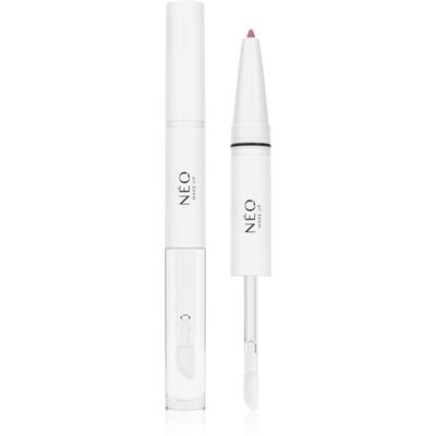 NEO MAKE UP Intense Serum 2in1 Lipliner & Lipgloss creion de contur și luciu de buze culoare 02 Blushing Pink 1 buc NEO MAKE UP Intense Serum 2in1 Lipliner & Lipgloss creion de contur și luciu de buze culoare 02 Blushing Pink 1 buc