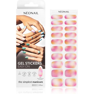 NEONAIL Easy On Gel Stickers folii autocolante pentru unghii cu utilizarea lămpii UV/LED culoare M14 20 buc NEONAIL Easy On Gel Stickers folii autocolante pentru unghii cu utilizarea lămpii UV/LED culoare M14 20 buc