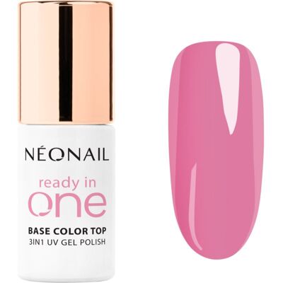 NEONAIL Ready In One 3in1 UV Gel Polish lac de unghii sub forma de gel cu pulbere de diamante culoare 10 One Pink Spark 7.2 ml NEONAIL Ready In One 3in1 UV Gel Polish lac de unghii sub forma de gel cu pulbere de diamante culoare 10 One Pink Spark 7.2 ml