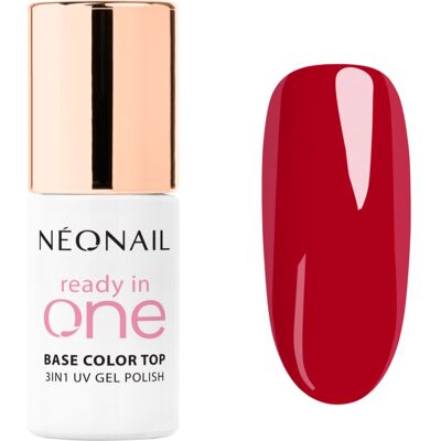 NEONAIL Ready In One 3in1 UV Gel Polish lac de unghii sub forma de gel cu pulbere de diamante culoare 12 One Berry Red 7.2 ml NEONAIL Ready In One 3in1 UV Gel Polish lac de unghii sub forma de gel cu pulbere de diamante culoare 12 One Berry Red 7.2 ml
