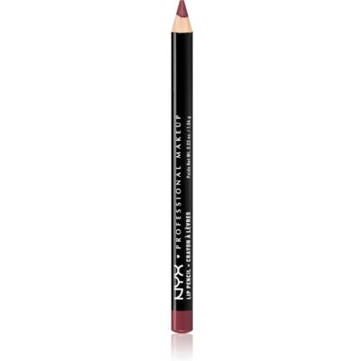 NYX Professional Makeup Slim Lip Pencil creion de buze cu trasare precisă culoare 803 Burgundy 1 g NYX Professional Makeup Slim Lip Pencil creion de buze cu trasare precisă culoare 803 Burgundy 1 g