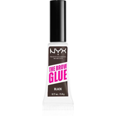 NYX Professional Makeup The Brow Glue gel pentru sprancene culoare 05 Black 5 g NYX Professional Makeup The Brow Glue gel pentru sprancene culoare 05 Black 5 g