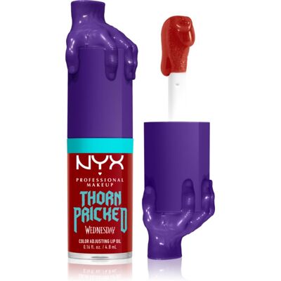 NYX Professional Makeup Wednesday Mystery Lip Oil ulei pentru buze culoare 02 Thorn Pricked 4.8 ml NYX Professional Makeup Wednesday Mystery Lip Oil ulei pentru buze culoare 02 Thorn Pricked 4.8 ml