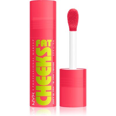 NYX Professional Makeup Fat Cheeks Juicy Blush fard de obraz lichid culoare 06 Bouncin Berry 8 ml NYX Professional Makeup Fat Cheeks Juicy Blush fard de obraz lichid culoare 06 Bouncin Berry 8 ml