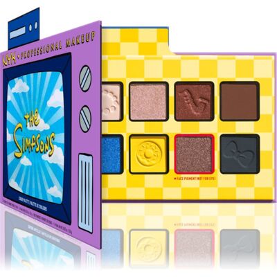 NYX Professional Makeup The Simpsons paletă cu farduri de ochi 1 buc NYX Professional Makeup The Simpsons paletă cu farduri de ochi 1 buc