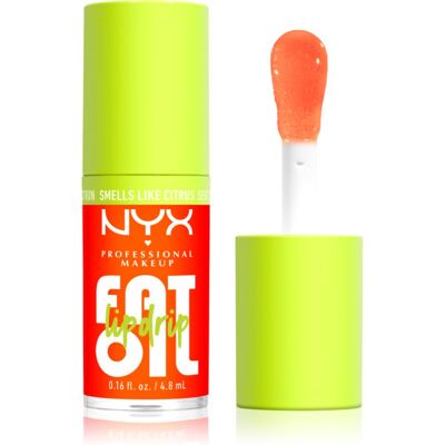 NYX Professional Makeup Fat Oil Lip Drip ulei pentru buze culoare Juicy Boo 4.8 ml NYX Professional Makeup Fat Oil Lip Drip ulei pentru buze culoare Juicy Boo 4.8 ml