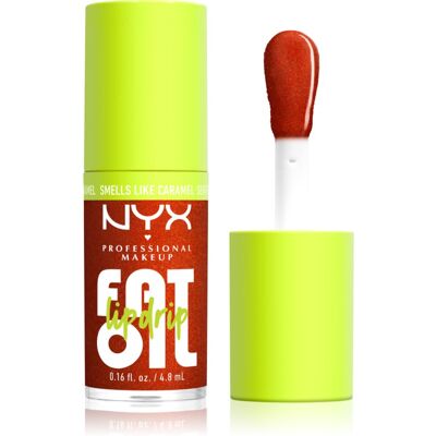 NYX Professional Makeup Fat Oil Lip Drip ulei pentru buze culoare Caramelt Mami 4.8 ml NYX Professional Makeup Fat Oil Lip Drip ulei pentru buze culoare Caramelt Mami 4.8 ml