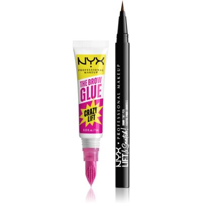 NYX Professional Makeup Brow Duo set cadou pentru sprâncene culoare 02 2 buc NYX Professional Makeup Brow Duo set cadou pentru sprâncene culoare 02 2 buc