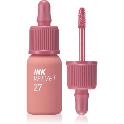 peripera Ink Velvet ruj de buze catifelant culoare 27 Strawberry Nude 4 g peripera Ink Velvet ruj de buze catifelant culoare 27 Strawberry Nude 4 g