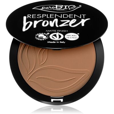 puroBIO Cosmetics Resplendent autobronzant cu efect matifiant culoare 01 Pale brown 9 g puroBIO Cosmetics Resplendent autobronzant cu efect matifiant culoare 01 Pale brown 9 g