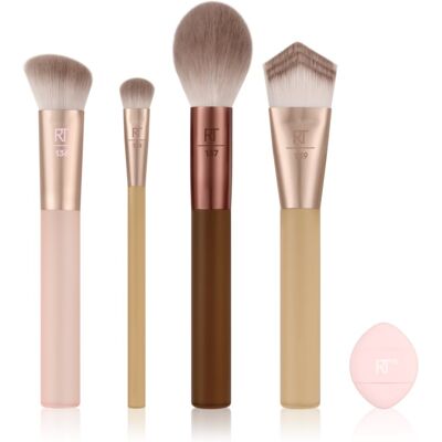 Real Techniques New Nudes Blurred Base Kit set perii machiaj 5 buc Real Techniques New Nudes Blurred Base Kit set perii machiaj 5 buc
