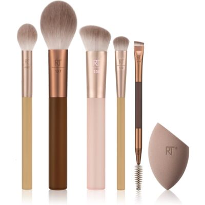 Real Techniques New Nudes Soft-Focus Face Set set perii machiaj Real Techniques New Nudes Soft-Focus Face Set set perii machiaj