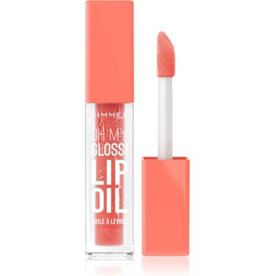 Rimmel Oh My Gloss! Lip Oil ulei pentru buze cu efect de hidratare culoare 002 Peachy Coral 4.5 ml Rimmel Oh My Gloss! Lip Oil ulei pentru buze cu efect de hidratare culoare 002 Peachy Coral 4.5 ml