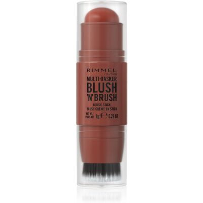 Rimmel Multi-Tasker Blush'N'brush blush stick cu pensulă culoare 350 Roasted Peach 8 g Rimmel Multi-Tasker Blush'N'brush blush stick cu pensulă culoare 350 Roasted Peach 8 g