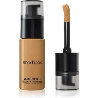 Smashbox DUAL-FILTER 2-in-1 Concealer + Foundation make-up si corector culoare Medium Tan 19 Olive 23.6 ml Smashbox DUAL-FILTER 2-in-1 Concealer + Foundation make-up si corector culoare Medium Tan 19 Olive 23.6 ml