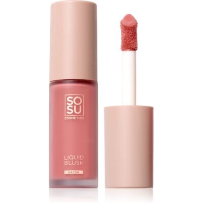 SOSU Cosmetics Liquid Blush Satin fard de obraz lichid culoare Dusk 9 ml SOSU Cosmetics Liquid Blush Satin fard de obraz lichid culoare Dusk 9 ml