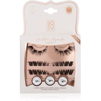 SOSU Cosmetics Hidden Agenda Lash Kit gene false Ibiza 1 buc SOSU Cosmetics Hidden Agenda Lash Kit gene false Ibiza 1 buc