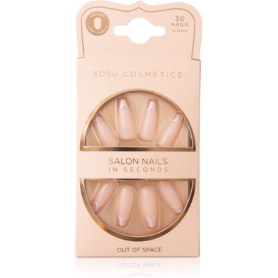 SOSU Cosmetics Salon Nails unghii artificiale culoare Out Of Space 30 buc SOSU Cosmetics Salon Nails unghii artificiale culoare Out Of Space 30 buc