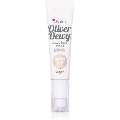 theBalm Oliver Dewy Face Drops - Iluminator pentru față, Golden Glow theBalm Oliver Dewy Face Drops - Iluminator pentru față, Golden Glow