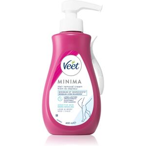 Veet Minima Sensitive Skin crema depilatoare pentru piele sensibila Aloe Vera si Vitamina E 400 ml Veet Minima Sensitive Skin crema depilatoare pentru piele sensibila Aloe Vera si Vitamina E 400 ml