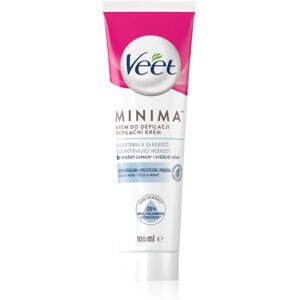 Veet Minima Sensitive Skin crema depilatoare pentru piele sensibila Aloe Vera si Vitamina E 100 ml Veet Minima Sensitive Skin crema depilatoare pentru piele sensibila Aloe Vera si Vitamina E 100 ml