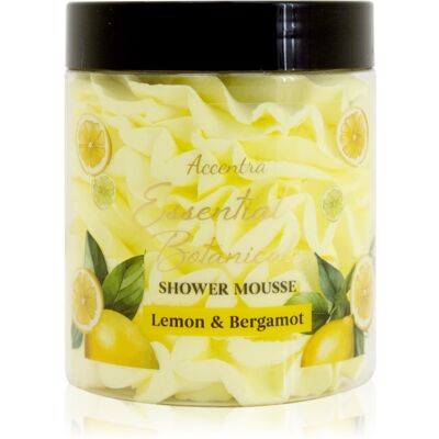 Accentra Essential Botanicals Shower Mousse spumă pentru duș cu parfum Lemon & Bergamot 200 g Accentra Essential Botanicals Shower Mousse spumă pentru duș cu parfum Lemon & Bergamot 200 g