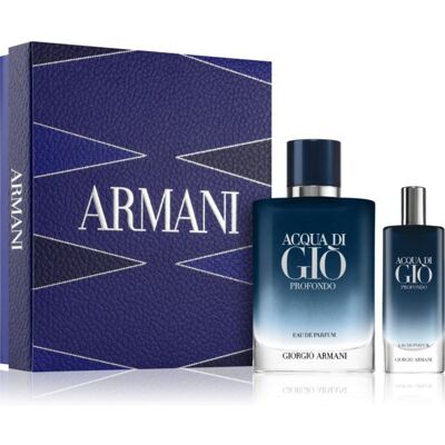 Giorgio Armani Acqua di Giò Profondo set cadou pentru bărbați Giorgio Armani Acqua di Giò Profondo set cadou pentru bărbați