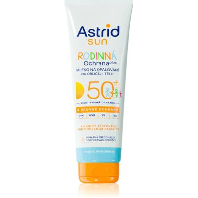 Lapte Solar Sun Family SPF50+ Astrid - Cremă de protecție solară Lapte Solar Sun Family SPF50+ Astrid - Cremă de protecție solară