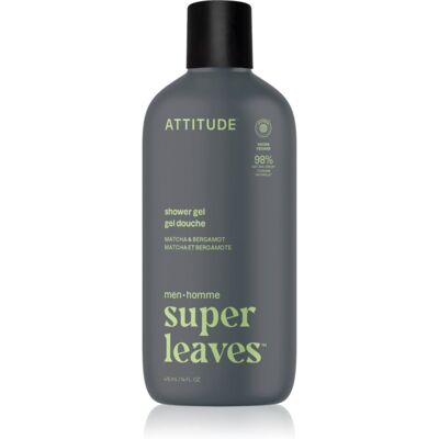 Attitude Super Leaves Men Shower Gel gel de duș pentru barbati Matcha & Bergamot 415 ml Attitude Super Leaves Men Shower Gel gel de duș pentru barbati Matcha & Bergamot 415 ml