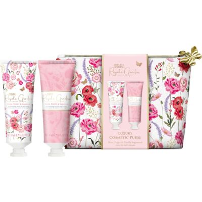 Baylis & Harding Royale Garden Rose, Poppy & Vanilla set cadou geanta de cosmetice Baylis & Harding Royale Garden Rose, Poppy & Vanilla set cadou geanta de cosmetice